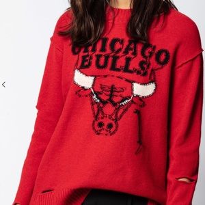 ZADIG&VOLTAIR NBA Collection Chicago Bulls Sweater
